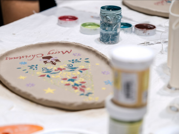 Christmas Decoration Painting - Franklin: The Centre