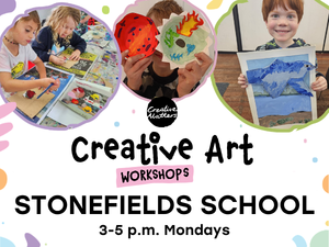 After School Art Classes - Stonefields School - Term 4