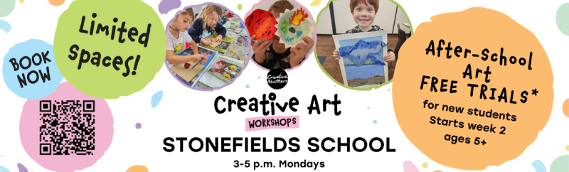After School Art Classes - Stonefields School - Term 4