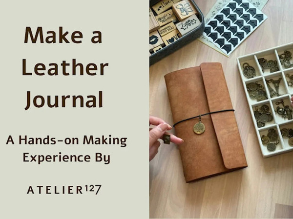 Make a Leather Journal Workshop - Bring Your Favorite Person