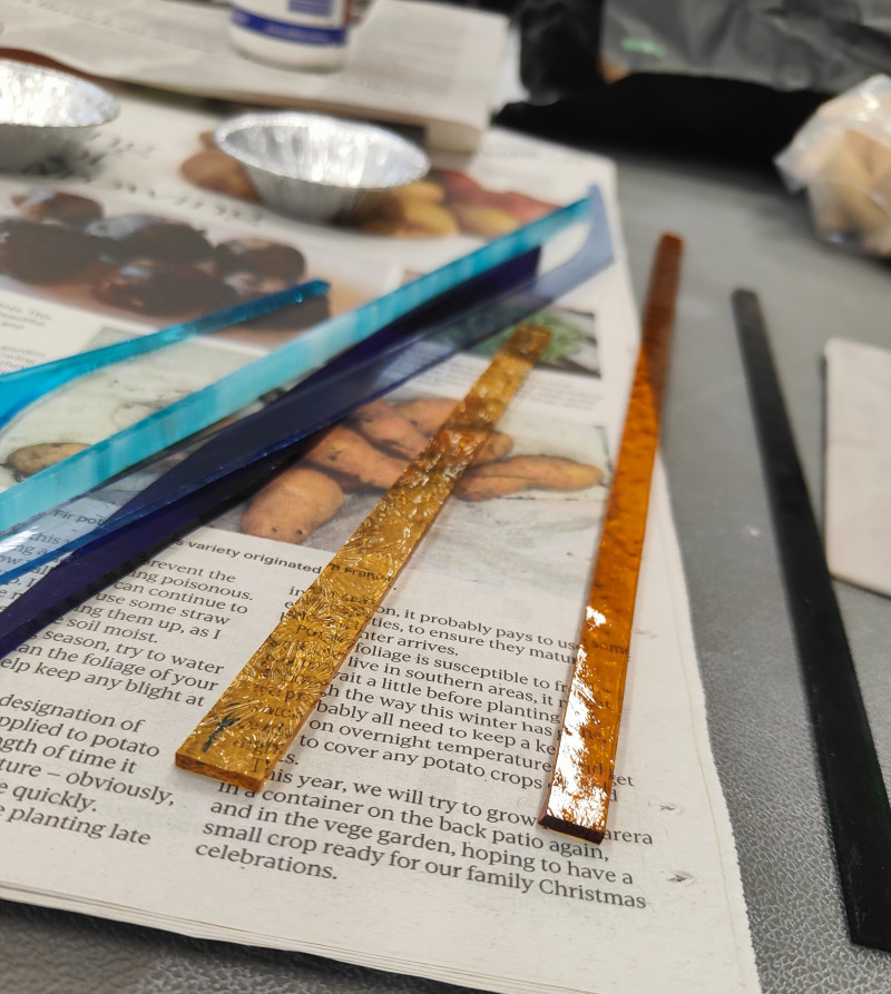 Mosaic Glass Heirloom Ornaments in 2 - Ōtaki