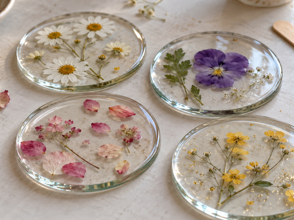 Resin Glass Coasters