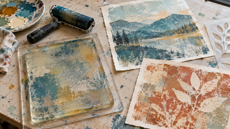Gelli Plate Printing