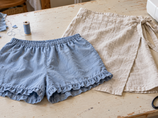 Handmade Sleepwear: Skirt & Shorts