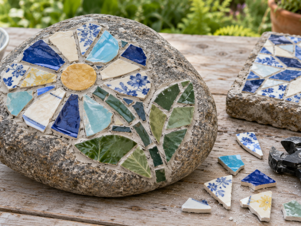 Mosaics: Mosaic a Garden Rock or Paver Stone