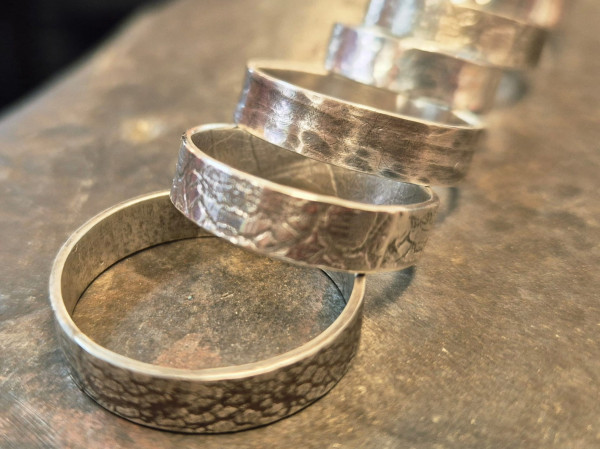 Natural Textured Rings - Ōtaki