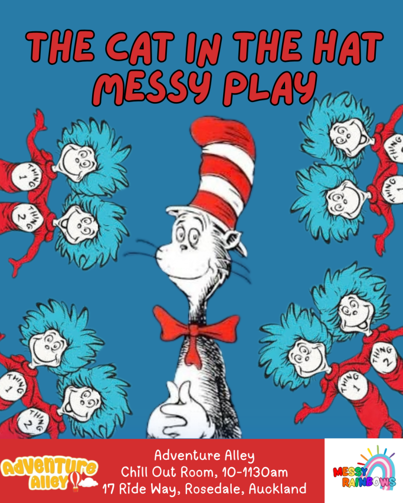 Cat in the Hat Messy Play