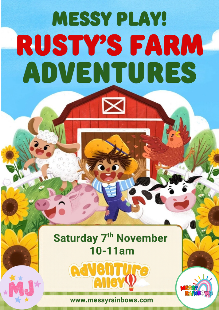 Rusty’s Farm Adventures Messy Play
