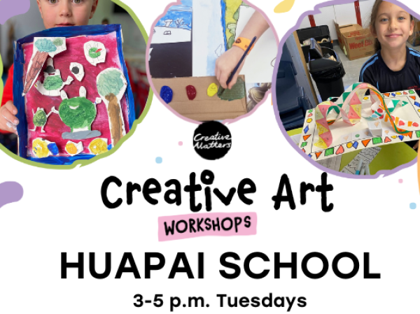 After-school Art - Huapai School - Tuesday Term 1