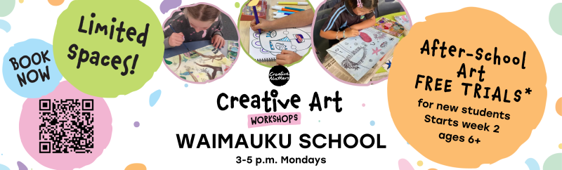 After-school Art - Waimauku School - Monday Term 2