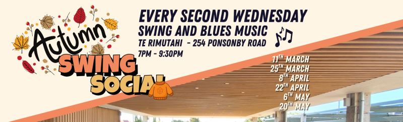 Autumn Swing Social Dancing at Te Rimutahi!