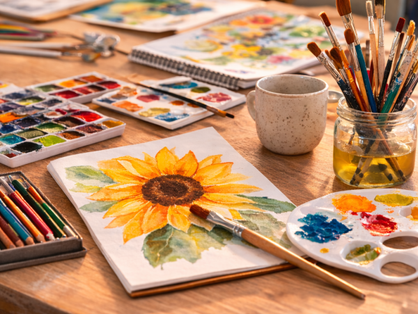 Sunflower Social Art Club - East Coast Bays Library