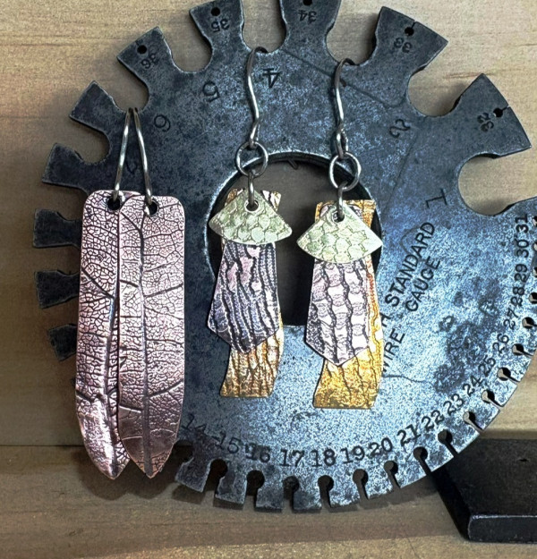Textured Earrings and Pendants - Wellington