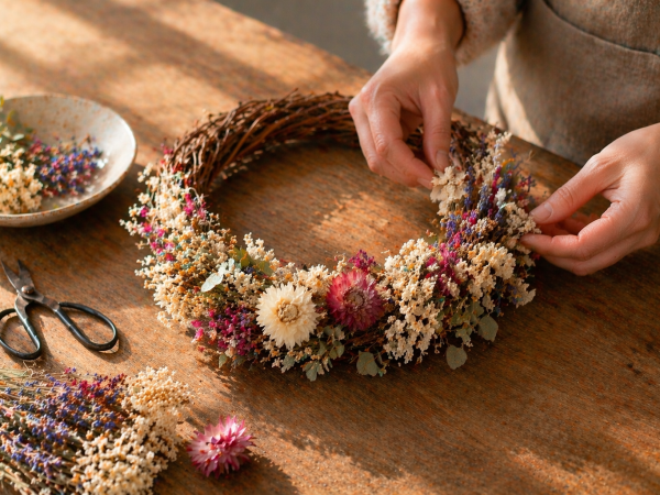Dried Flowers: Wreath Workshop