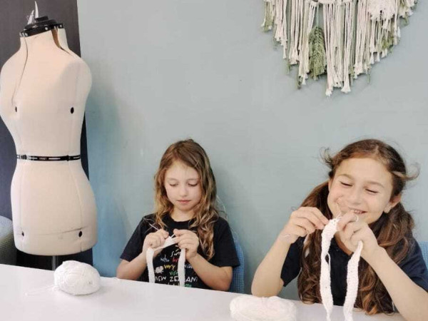 Punch Needle “Village House” & Origami “Flying Bat”