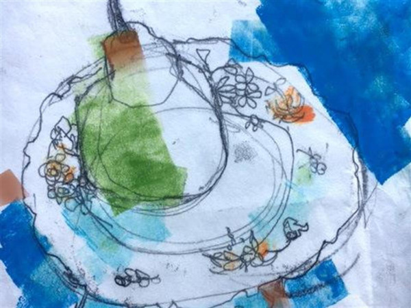 Monoprinting - Creative arts holiday programme