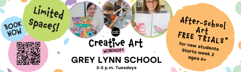 After School Art Classes - Grey Lynn School - Term 3