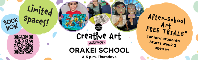 After School Art Classes - Orakei School - Term 3