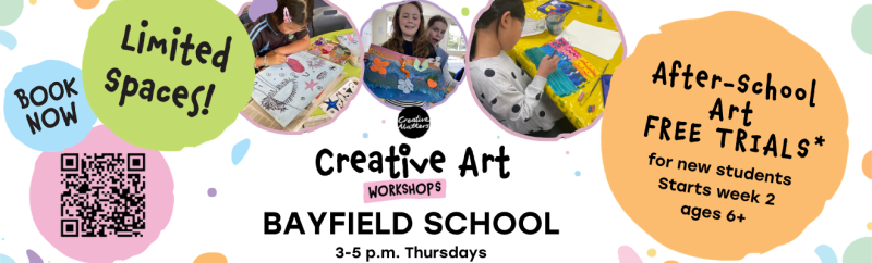 After School Art Classes - Bayfield School - Term 3