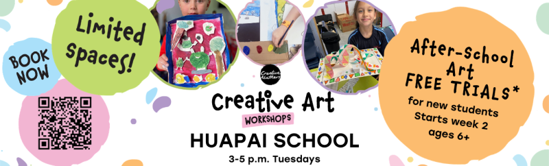 After School Art Classes - Huapai District School - Term 3