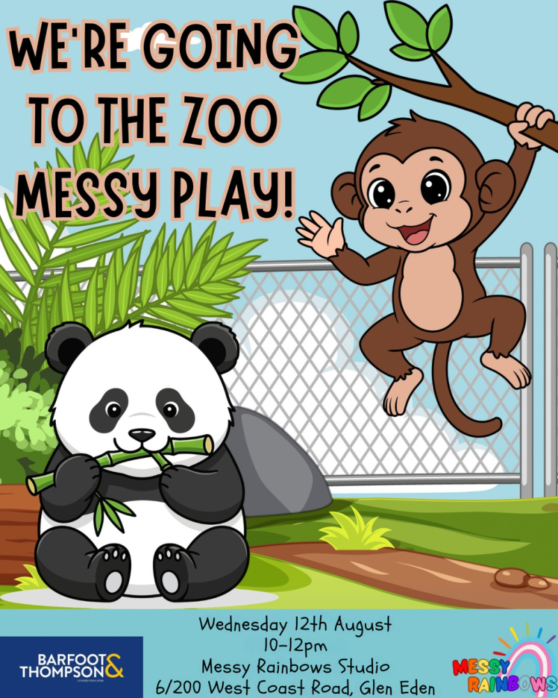 We’re Going to the Zoo Messy Play