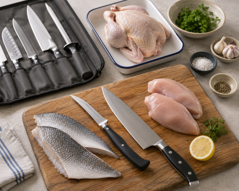 Knife Skills 101 – Fish & Chicken